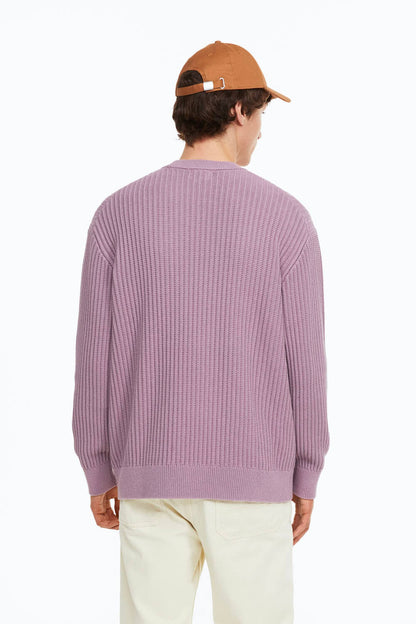 Relaxed Fit Rib-knit Sweater